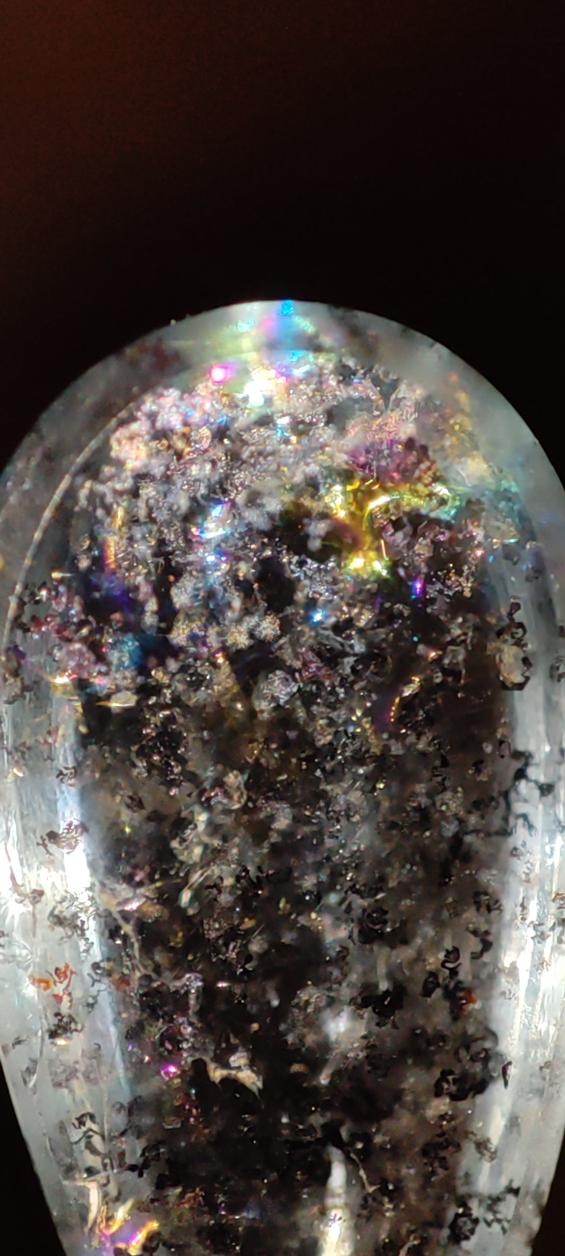 Rare Acquamarina Adamantium Cat-Eyes ilmenite/graphite inclusion from 🇲🇬