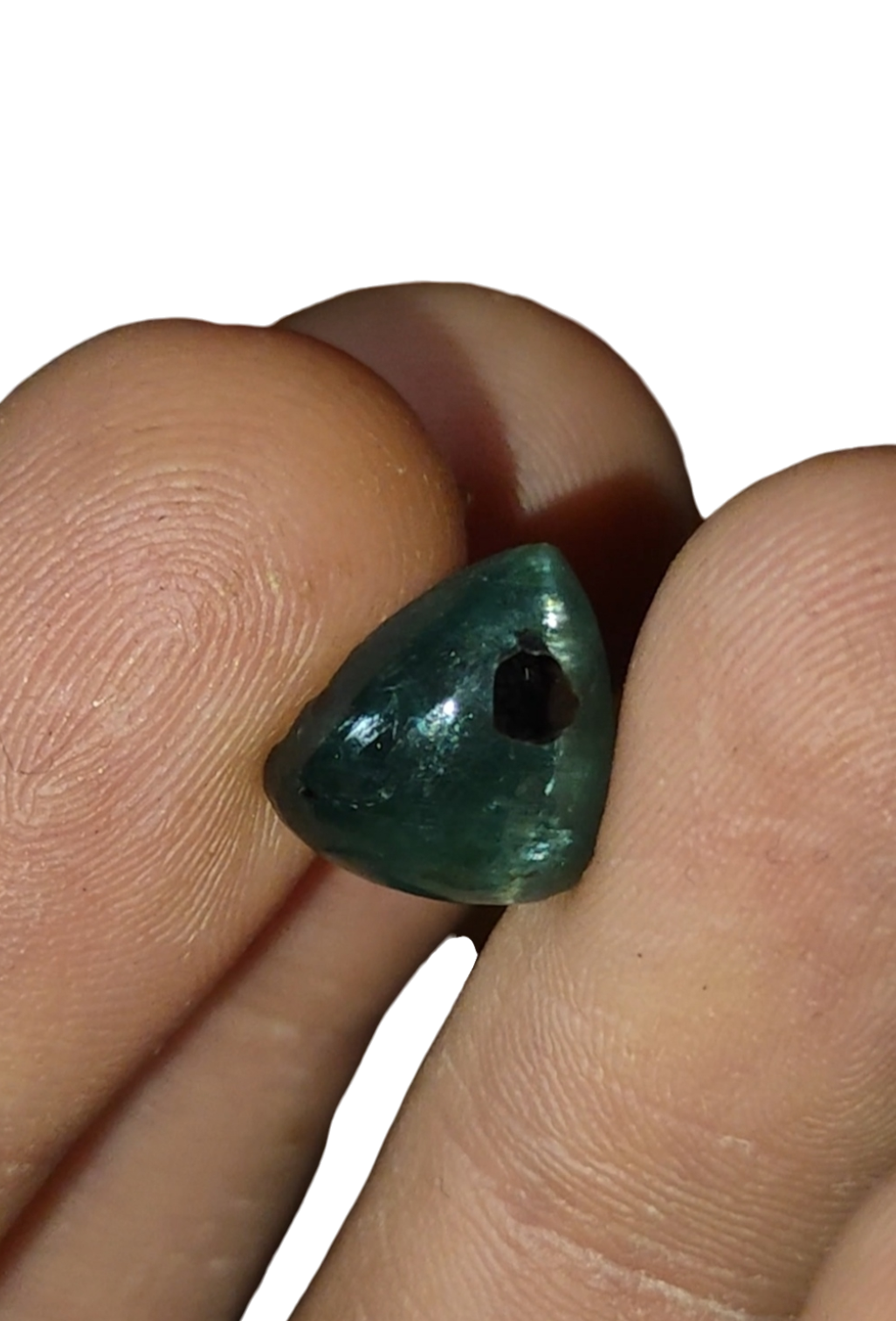 Very Rare Cat-eyes Artefact-CO2 Grandidierite from South of 🇲🇬